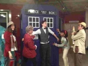 The Whovians dressed up as their favourite doctors 
