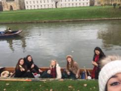 Girls out punting